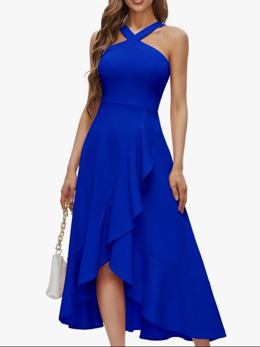 Elegant Royal Blue Women's Evening Dress